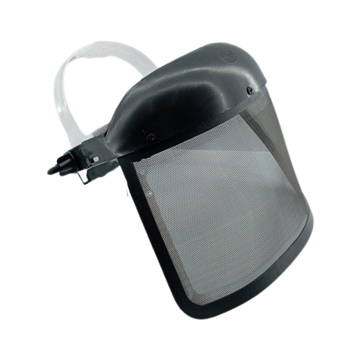 P685800120_1.png PROTETOR FACIAL TELADO C/CATRACA TESTEIRA PRETA - Imagem 1