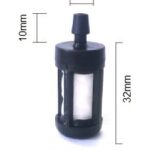 CABECOTE ASPIRACAO COMB. 6,3MM BAQUELITE