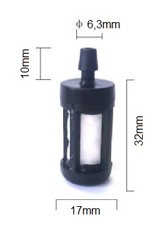 produto_6899.jpg CABECOTE ASPIRACAO COMB. 6,3MM BAQUELITE - Imagem 1