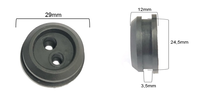 produto_7607.jpg VALVULA DE CONEXAO DA MANGUEIRA COMB. HQ-143RII DIAM.24,5MM - Imagem 1