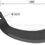 NAVALHA P/ROTATIVA TOBATA M140/HENNIPMAN ESQUERDA