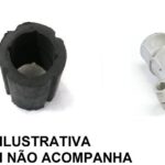 LUVA DE ACOPLAMENTO ALUM 28MM P/CARCAÇA UMA PEÇA