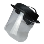 PROTETOR FACIAL TRANSPARENTE C/CATRACA 8′′