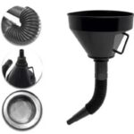 FUNIL PLASTICO P/ABASTECIMENTO C/ TELA FILTRANTE FLEXIVEL