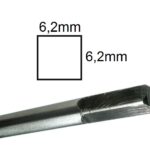 CARDAN ST-FS160 QUADR. 6,3 MM X 1560 MM
