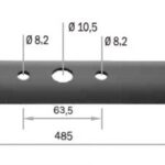 LÂMINA P/TRATOR MTD 605/660/675 12,5/13HP ANTIGO