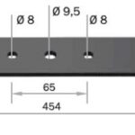 LÂMINA CORTADOR DE GRAMA BRANCO 454MM