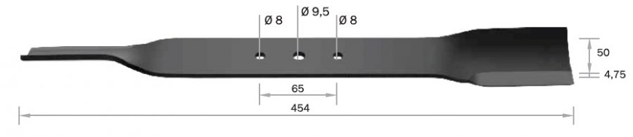 produto_7638.jpg LÂMINA CORTADOR DE GRAMA BRANCO 454MM - Imagem 1