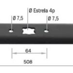 LÂMINA P/CORTADOR MTD 040A 3,5HP RECENTE