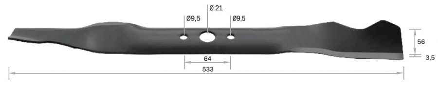 produto_7660.jpg LÂMINA P/CORTADOR MTD 478 C ANTIGO - Imagem 1