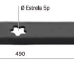 LÂMINA P/TRATOR WE 12538 12,5HP