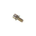 PARAFUSO ALLEN 5 X 12MM - DOURADO - COM ARRUELA LISA E PRESSAO
