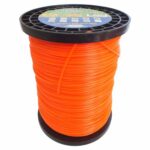 FIO DE NYLON ROLO 2KG COM 559 METROS - REDONDO 2,00MM - COR LARANJA - SPIN LINHA PREMIUM