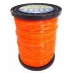 FIO DE NYLON ROLO 2KG COM 279 METROS - QUADRADO 2,70MM - COR LARANJA - SPIN LINHA PREMIUM