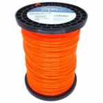 FIO DE NYLON ROLO 2KG COM 248 METROS - REDONDO 3,00MM - COR LARANJA - SPIN LINHA PREMIUM