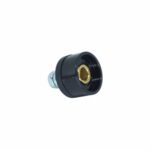 CONECTOR NEGATIVO 9MM PRETO DO ENCAIXE DO CABO DE SOLDA PARA INVERSOR SP140M/SP160M/SP160P/SP200P