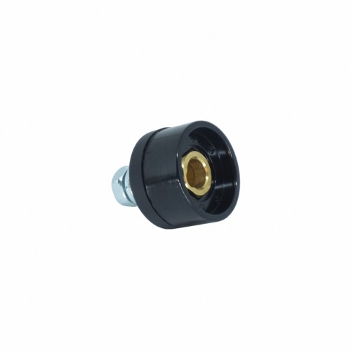 spinner120440001008706.jpg CONECTOR NEGATIVO 9MM PRETO DO ENCAIXE DO CABO DE SOLDA PARA INVERSOR SP140M/SP160M/SP160P/SP200P - Imagem 1