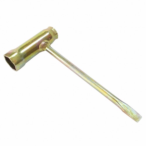 spinner135740001000159.jpg CHAVE DE VELA 19 X 13MM COMBINADA FENDA LONGA PARA MOTOSSERA/ROÇADEIRA STIHL/HUSQVARNA/VULCAN - Imagem 1