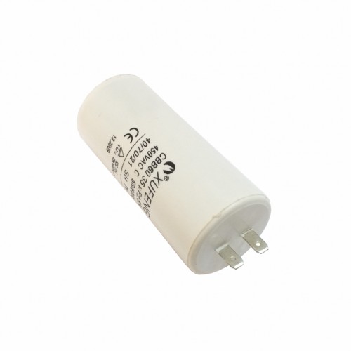 spinner152820001005078.jpg CAPACITOR 220 VOLTS 35UF 450V PARA COMPRESSOR VC25 2HP - Imagem 1