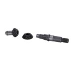 CONJUNTO COROA/PINHAO/EIXO PARA CARDA CHATO PARA MOTOSSERRA STIHL 108/160