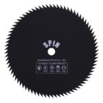 FACA CIRCULAR 80 DENTES FURO 20MM TAMANHO 255MM ESPESSURA 1,5MM - SPIN