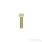 PARAFUSO FENDA 5 X 20MM - DOURADO