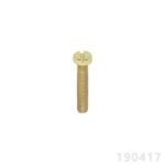 PARAFUSO FENDA 5 X 25MM - DOURADO