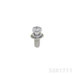 PARAFUSO PHILLIPS 4 X 12MM - ACO INOX - COM ARRUELA LISA E PRESSAO
