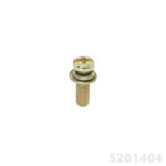 PARAFUSO PHILLIPS 5 X 15MM - DOURADO - COM ARRUELA LISA E PRESSAO