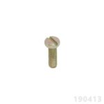 PARAFUSO FENDA 4 X 12MM - DOURADO