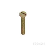 PARAFUSO FENDA 6 X 30MM - DOURADO