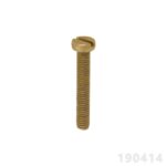 PARAFUSO FENDA 4 X 25MM - DOURADO
