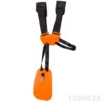 CINTO DE SUSTENTACAO DUPLO PARA ROÇADEIRA - USO UNIVERSAL - COR LARANJA