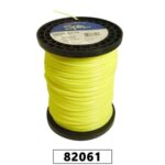 FIO DE NYLON ROLO 2KG COM 248 METROS - REDONDO 3,00MM - COR AMARELO - SPIN LINHA PREMIUM