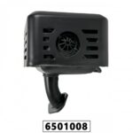 SILENCIOSO PARA MOTOR GASOLINA 4 TEMPOS 5,5HP/6,5HP/7HP COM PROTECAO/MOTOR VM210S/MOTOBOMBA VMB653S