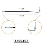 CABO DO ACELERADOR PARA ATOMIZADOR 82CC/ATOMIZADOR VAT820P - 44CM