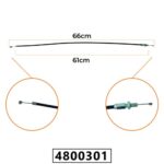 CABO DO ACELERADOR PARA PODADOR DE CERCA VIVA 25CC/PODADOR DE CERCA VIVA VP2450 - 66CM