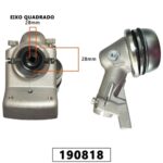 PONTEIRA COMPLETA 28MM X QUADRADO PARA ROÇADEIRA STIHL FS 160/220/250/280/290/300/350/380