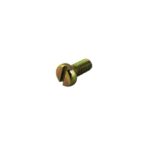 PARAFUSO FENDA 4 X 8MM - DOURADO