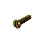 PARAFUSO FENDA 6 X 20MM - DOURADO
