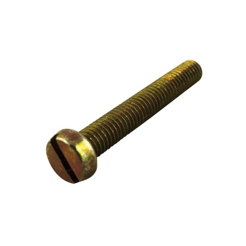 spinner51910001000468.jpg PARAFUSO FENDA 6 X 40MM - DOURADO - Imagem 1
