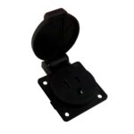 TOMADA FEMEA 2 FUROS RETOS 1 FURO REDONDO PARA GERADOR VG950